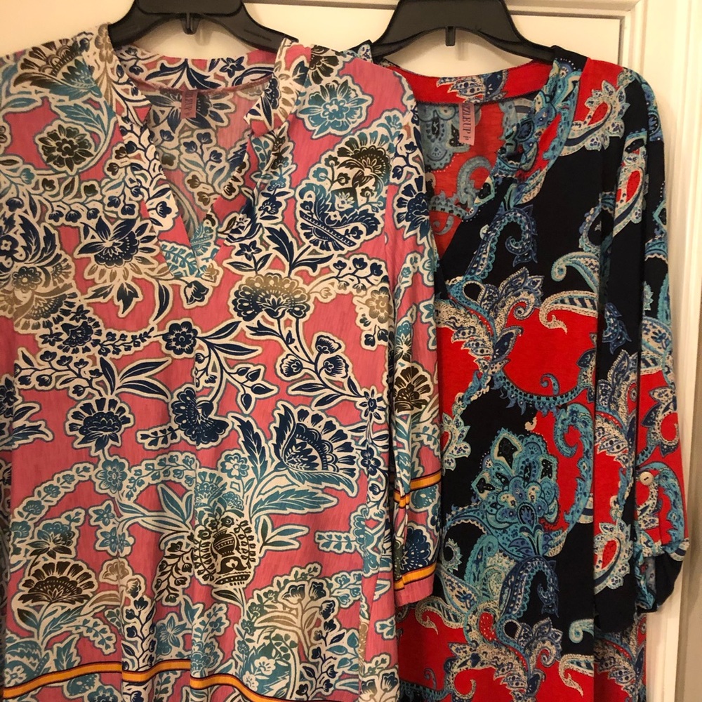 Tunic Blouses 3/4 Sleeves